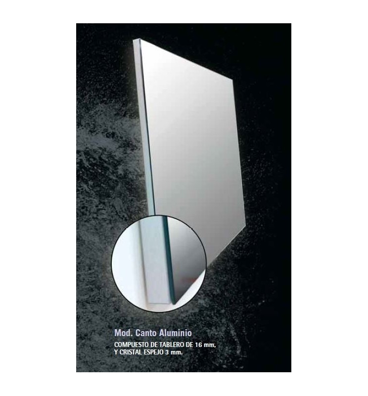 Cristal Espejo Plata de 3 mm
